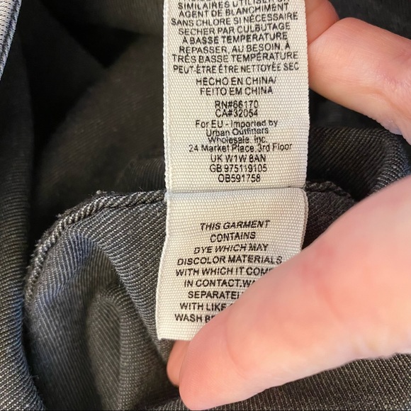 Free People This Way or That Gray Zip Up Denim Mini Skirt 8 - Picture 7 of 9